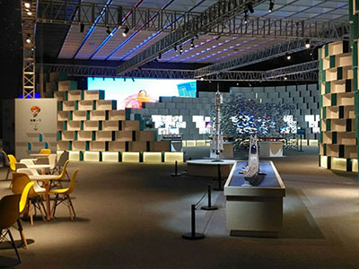 河北省第二屆園林博覽會(huì)會(huì)場(chǎng)內(nèi)部